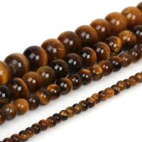 Tiger Eye Beads, Round, DIY Approx 38 cm 