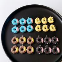 Imitation alimentaires pendants de résine, forme alimentaire, Mignon & DIY, plus de couleurs à choisir, 21.9mm, Environ Vendu par sac