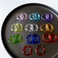 樹脂の指環, 樹脂, とともに アクリル, ファッションジュエリー, 無色, 27mm, 約 100パソコン/バッグ, 売り手 バッグ