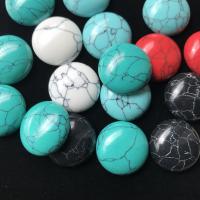 Synthetic Turquoise Cabochon, Round, DIY 22mm 