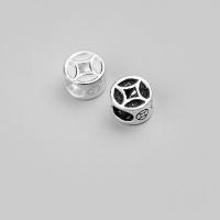 Sterling Silver Spacer Beads, 925 Sterling Silver, Antique finish, DIY 8mm Approx 