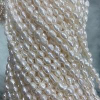 Keshi Cultured Freshwater Pearl Beads, DIY, white, 7-8mm Approx 37 cm 