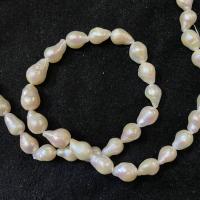Perles nacres baroques de culture d'eau douce , perle d'eau douce cultivée, DIY, blanc, 6-8mm Environ 37 cm, Vendu par brin[