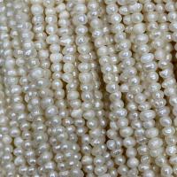 Perle comme Pommes de terre perles d'eau douce, perle d'eau douce cultivée, pomme de terre, DIY & normes différentes pour le choix, blanc Environ 37 cm, Vendu par brin[
