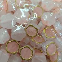 Schmelz Acryl Perlen, Blume, DIY & glänzend & Emaille, keine, 16mm, ca. 100PCs/Tasche, verkauft von Tasche