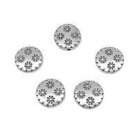 Zinc Alloy Flat Beads, antique silver color plated, DIY, 10mm Approx 1mm, Approx [