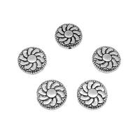 Zinc Alloy Flat Beads, antique silver color plated, DIY, 12mm Approx 1mm, Approx 