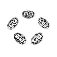 Zinc Alloy Flat Beads, antique silver color plated, DIY Approx 1mm, Approx [