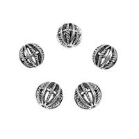 Zinc Alloy Spacer Beads, antique silver color plated, DIY & hollow Approx 2mm, Approx 