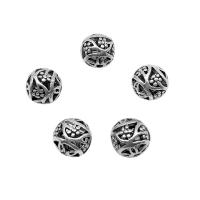 Zinc Alloy Spacer Beads, antique silver color plated, DIY & hollow Approx 1mm, Approx [