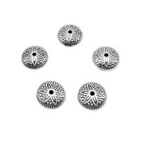 Zinc Alloy Flat Beads, Round, antique silver color plated, DIY, 12mm Approx 1.5mm, Approx 