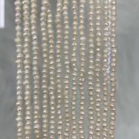 Potato Cultured Freshwater Pearl Beads, DIY, white, 2-2.5mm Approx 37 cm 