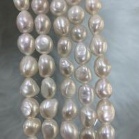 Barock kultivierten Süßwassersee Perlen, Natürliche kultivierte Süßwasserperlen, DIY & verschiedene Größen vorhanden, weiß, Länge:ca. 37 cm, verkauft von Strang[