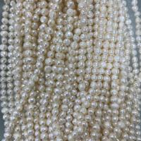 Perles nacres baroques de culture d'eau douce , perle d'eau douce cultivée, DIY & normes différentes pour le choix, blanc Environ 37 cm, Vendu par brin[
