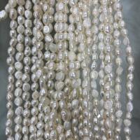 Keshi Cultured Freshwater Pearl Beads, DIY, white, 7-8mm Approx 37 cm 