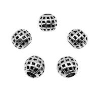 Zinc Alloy Spacer Beads, antique silver color plated, DIY Approx 4mm, Approx 