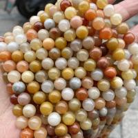 Single Gemstone Beads, Lighter Imperial Jade, Round, polished, DIY multi-colored Approx 36 cm 