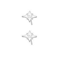 Sterling Silver Stud Earring, 925 Sterling Silver, fashion jewelry & for woman [