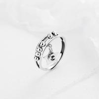 Стерлингового серебра кольцо, 925 пробы, маска, ювелирные изделия моды & Женский, размер:7, продается PC