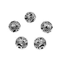 Zinc Alloy Spacer Beads, antique silver color plated, DIY & hollow Approx 2.5mm, Approx 