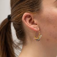 Titanium Steel Earrings, fashion jewelry & for woman 
