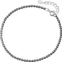 Sterling Silver Bracelets, 925 Sterling Silver, with 1inch extender chain, Korean style & for woman, silver color Approx 6.5 Inch 