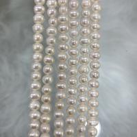 Potato Cultured Freshwater Pearl Beads, DIY, white, 5-6mm Approx 37 cm 