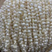 Barock kultivierten Süßwassersee Perlen, Natürliche kultivierte Süßwasserperlen, DIY & verschiedene Stile für Wahl, weiß, 7-8mm, Länge:ca. 37 cm, verkauft von Strang[