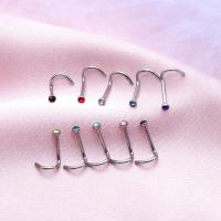 Stainless Steel Nose Piercing Jewelry, 304 Stainless Steel, 10 pieces & fashion jewelry 