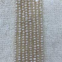 Potato Cultured Freshwater Pearl Beads, DIY, white, 2-3mm Approx 37 cm 