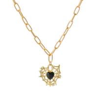 Rhinestone Zinc Alloy Necklace, with 1.97inch extender chain, KC gold color plated, fashion jewelry & for woman & with rhinestone, golden Approx 17.32 Inch 