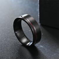 Stainless Steel Finger Ring, 304 Stainless Steel, fashion jewelry 8mm 