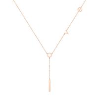 Titanium Steel Jewelry Necklace, fashion jewelry 60cm 