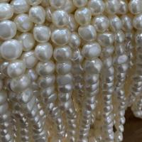 Keshi Cultured Freshwater Pearl Beads, DIY, white, 8-9mm Approx 37 cm 