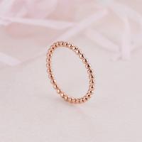304 Stainless Steel Tail Finger Ring, Round, Vacuum Ion Plating, for woman 2mm 