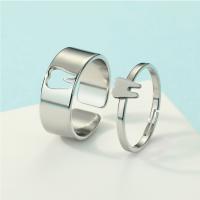 Stainless Steel Finger Ring, 304 Stainless Steel, Adjustable & fashion jewelry & for woman 