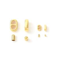 Brass Clasp Findings, metal, Joyería & Bricolaje & diferentes estilos para la opción, Vendido por Set