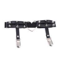 PU Leather Garter Belt, fashion jewelry & elastic 