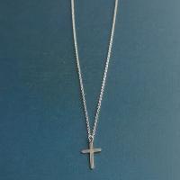 Stainless Steel Jewelry Necklace, 304 Stainless Steel, Cross, plated, fashion jewelry & DIY Approx 17 Inch 