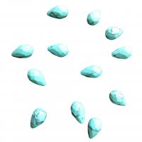 Synthetic Turquoise Pendants, Teardrop, DIY, blue 