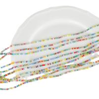 Bonbons perles acryliques de style, Acrylique, Rond, DIY, multicolore, 3mm Vendu par brin[