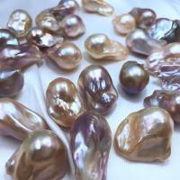 Perles nacres baroques de culture d'eau douce , perle d'eau douce cultivée, DIY & aucun trou, multicolore, 15-18mm, Vendu par PC[