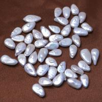 Barock kultivierten Süßwassersee Perlen, Natürliche kultivierte Süßwasserperlen, DIY & kein Loch, weiß, 16x11mm, verkauft von PC[