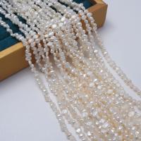 Keshi Cultured Freshwater Pearl Beads, DIY, white, 4-5mm Approx 0.7mm Approx 33-35 cm 