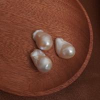 Barock kultivierten Süßwassersee Perlen, Natürliche kultivierte Süßwasserperlen, DIY & kein Loch, weiß, 15-25mm, verkauft von PC[