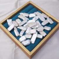 Perles nacres baroques de culture d'eau douce , perle d'eau douce cultivée, DIY, blanc, 18-20mm,8-10mm, Vendu par PC[