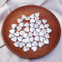Barock kultivierten Süßwassersee Perlen, Natürliche kultivierte Süßwasserperlen, DIY & kein Loch, weiß, 11-12mm, verkauft von PC[