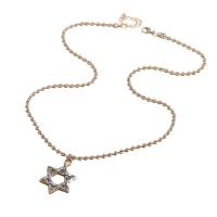 Zinc Alloy Necklace, silver color plated, fashion jewelry & for woman, silver color Approx 21-50 cm [