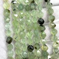 Prehnit-Perlen, Prehnit, DIY & verschiedene Größen vorhanden & facettierte, grün, Länge:ca. 38 cm, verkauft von Strang