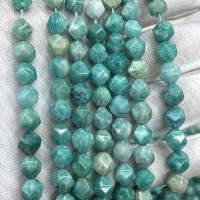 Amazonit Perlen, DIY & verschiedene Größen vorhanden & facettierte, hellblau, Länge:ca. 38 cm, verkauft von Strang[